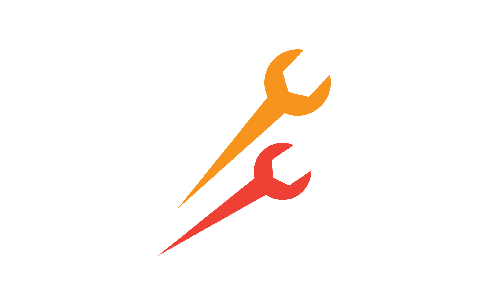 Plantilla de logotipo de ilustración de diseño plano de vector de llave