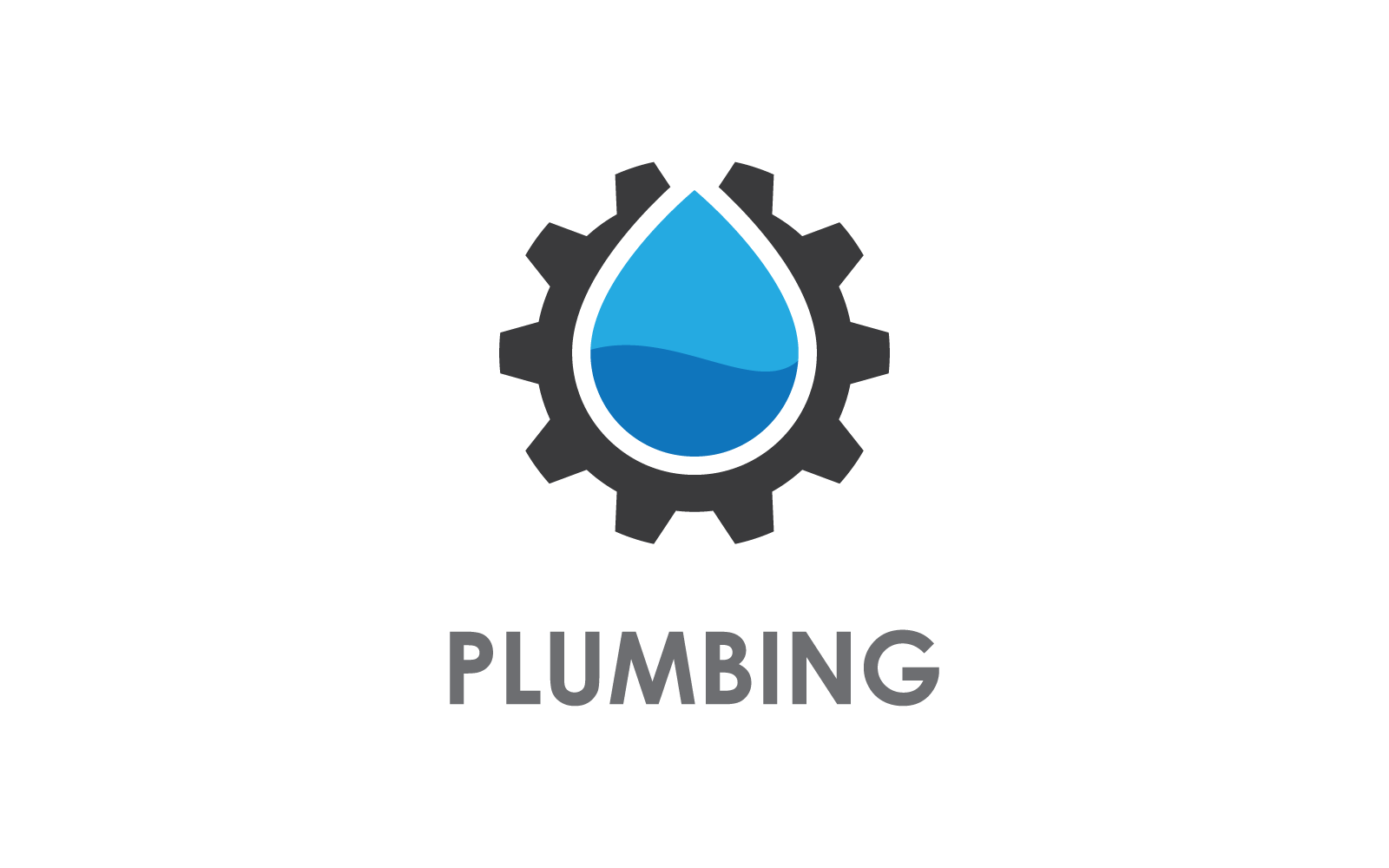 Plumbing logo vector illustration design business