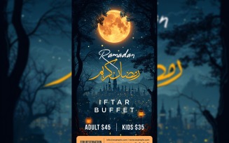 Ramadan Iftar Buffet Poster Design Template 14