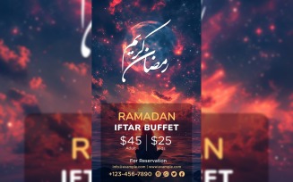 Ramadan Iftar Buffet Poster Design Template 26
