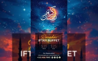 Ramadan Iftar Buffet Poster Design Template 28