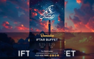 Ramadan Iftar Buffet Poster Design Template 29