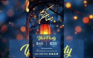 Ramadan Iftar Party Poster Design Template 11