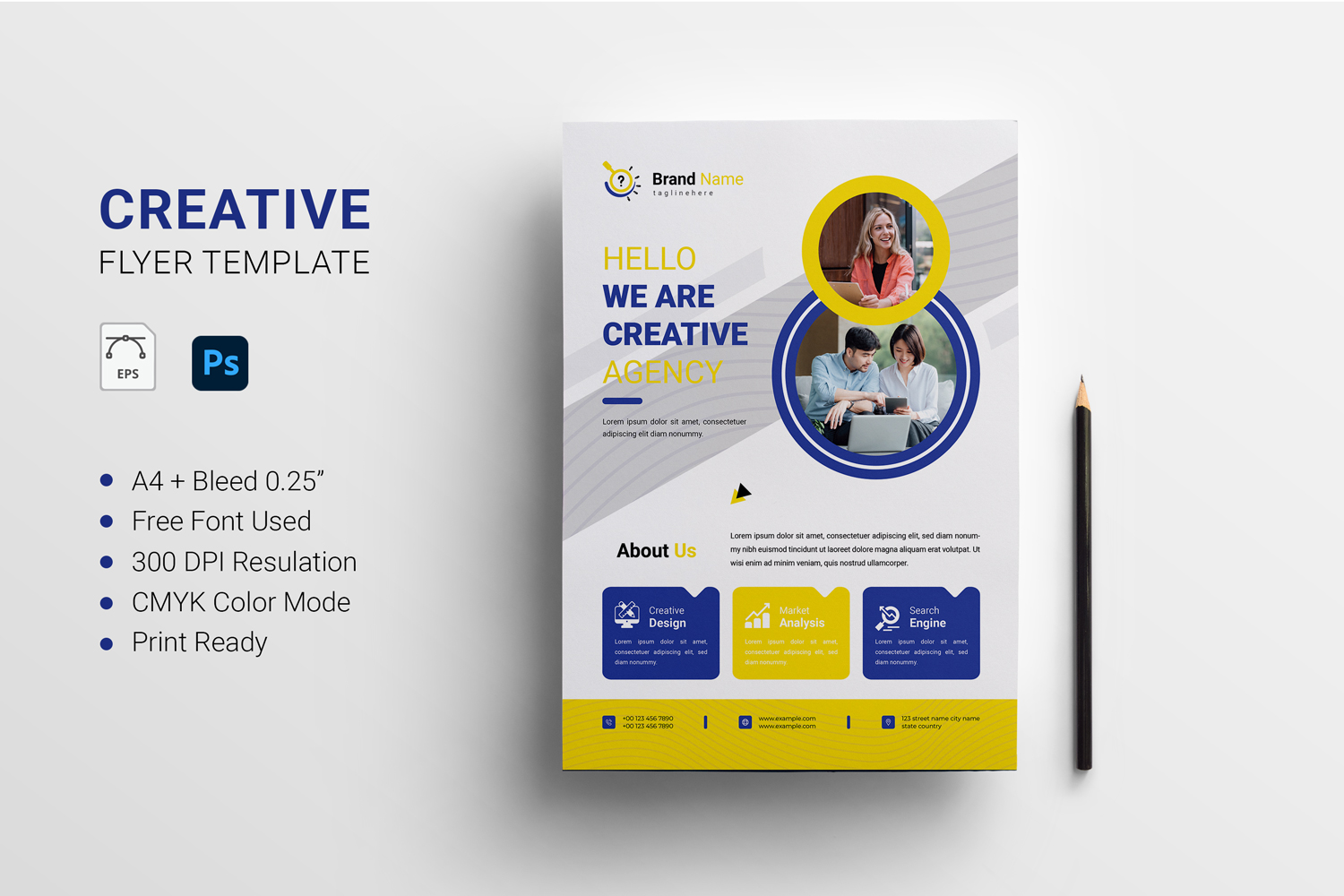Template #399436 Flyer Template Webdesign Template - Logo template Preview