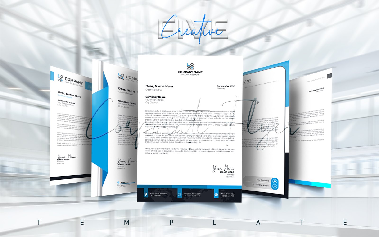 Template #399448 Corporation Layout Webdesign Template - Logo template Preview