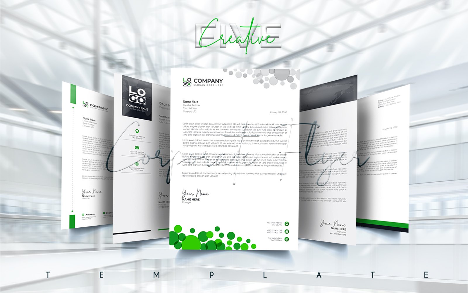Template #399453 Corporation Layout Webdesign Template - Logo template Preview