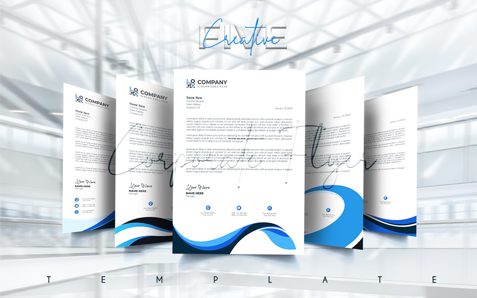 Template #399458 Banner Business Webdesign Template - Logo template Preview