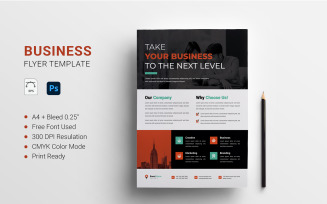 Black Corporate Business Flyer Template