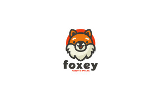 Fox Mascot Cartoon Logo Design