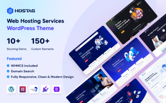 Hostag - Web Hosting WordPress Theme with WHMCS Template