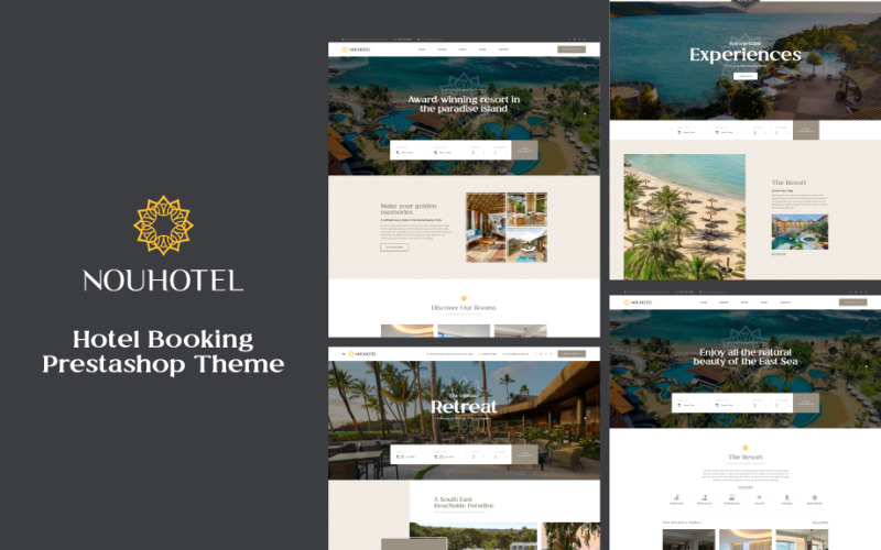 Leo Nouhotel Elementor - Hotel Booking Prestashop Theme PrestaShop Theme