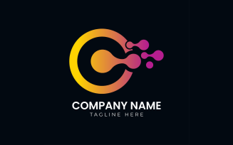 Letter C And Creative Logo Design Template