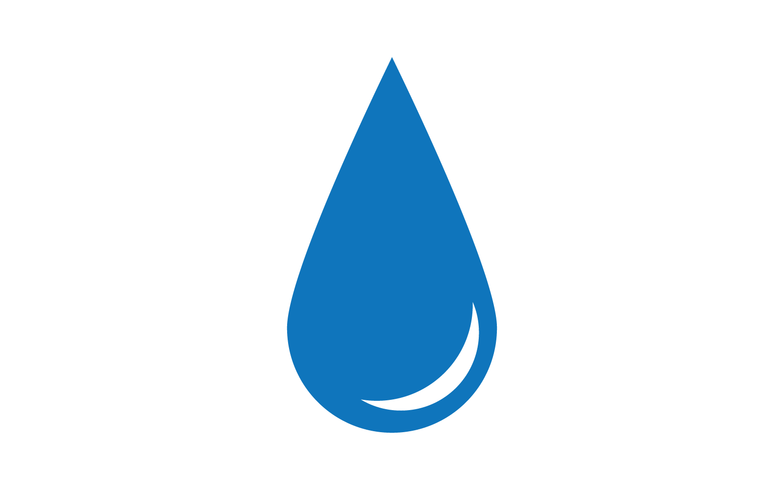 Water drop design illustration logo vector