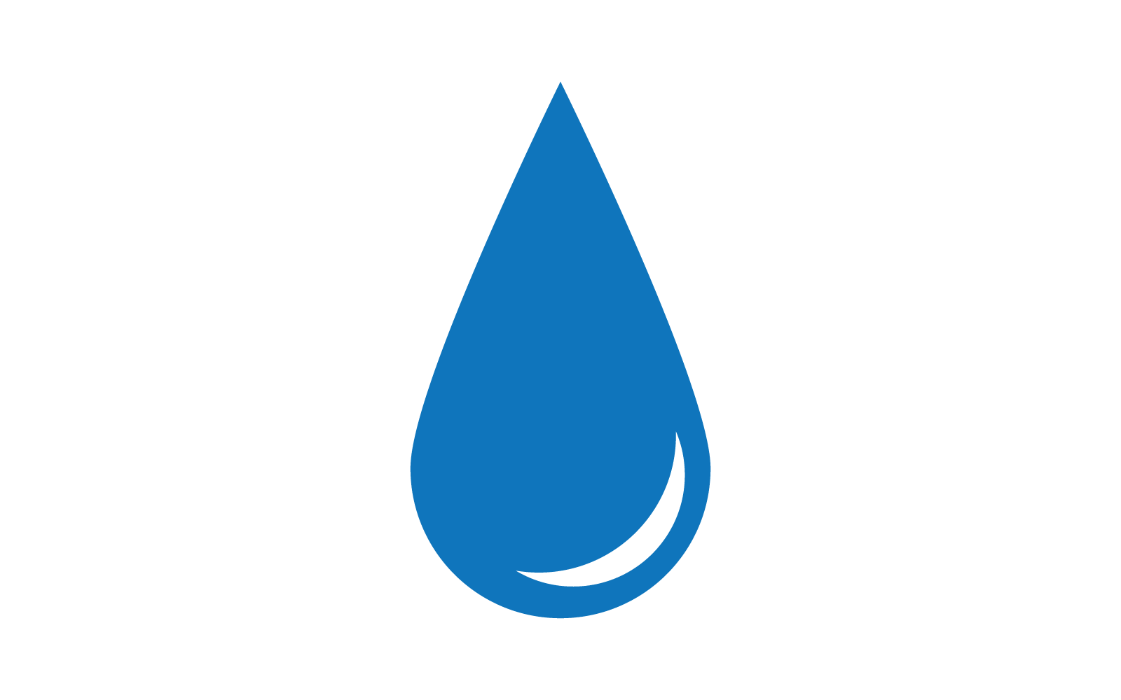 Water drop design illustration logo vector