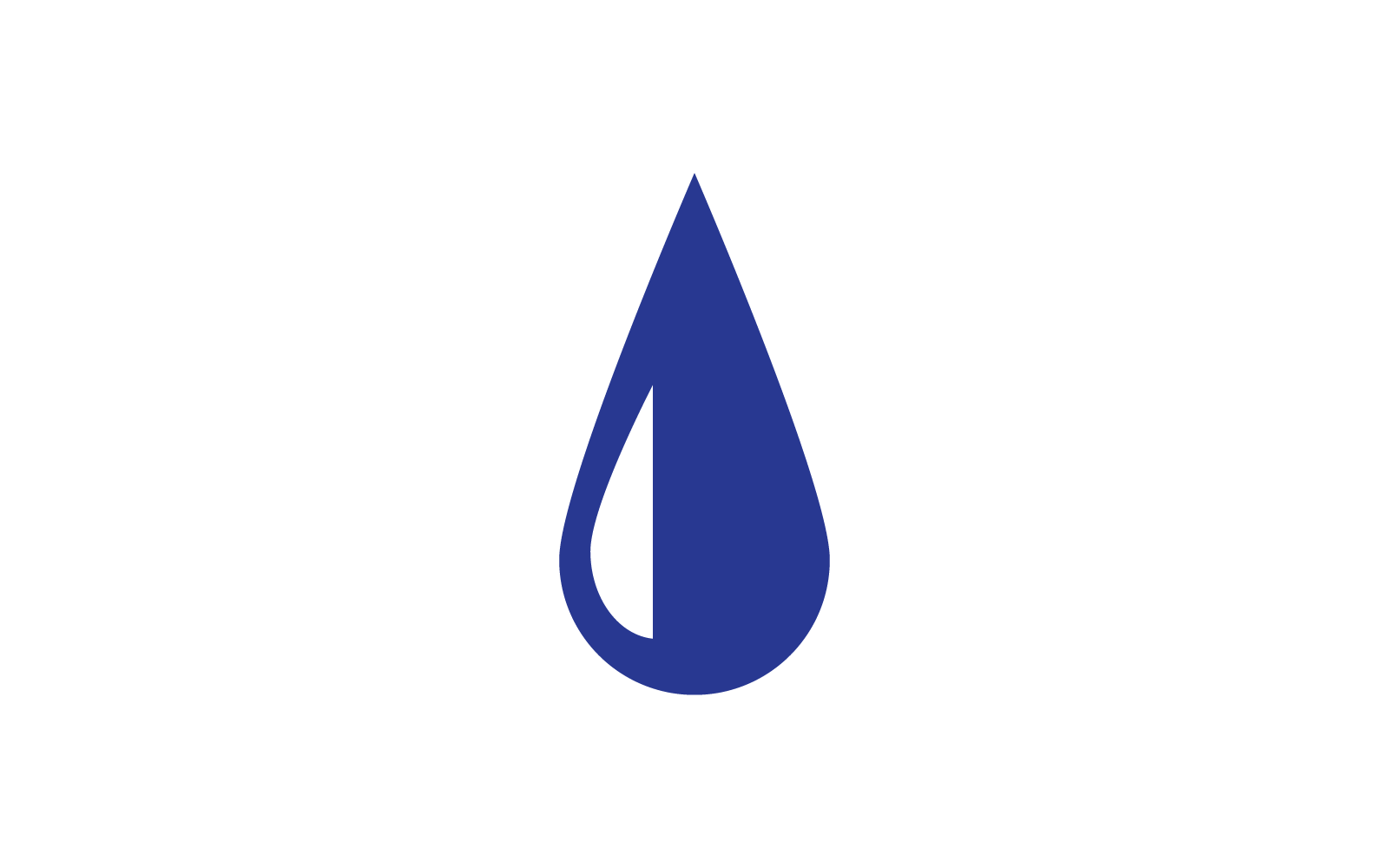 Water drop design vector template