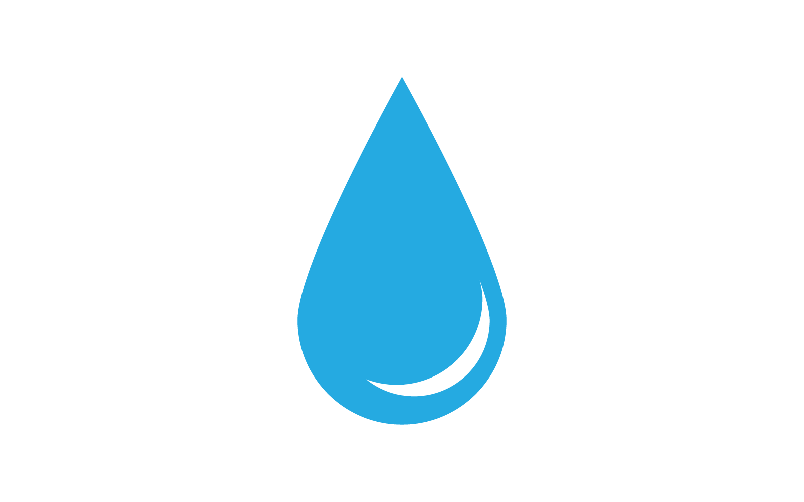 Water drop illustration design vector template