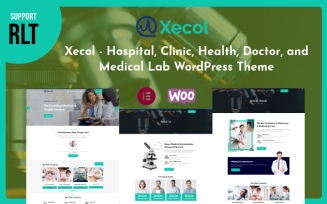 Xecol - Hospital, Diagnostic, Clinic, and Medical Lab Elementor Multipurpose WordPress Theme