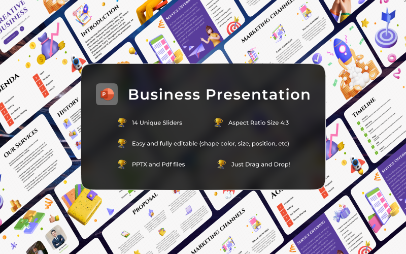 Infinty Creative Agency Presentation Template