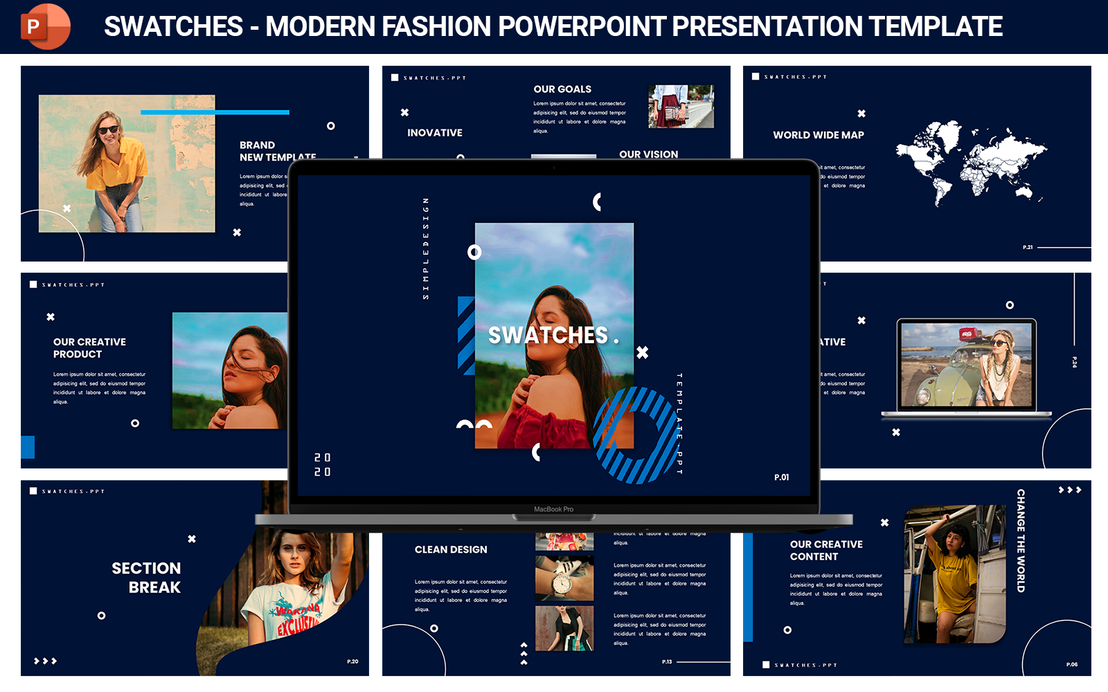 Swatches - Modern Fashion Presentation Template