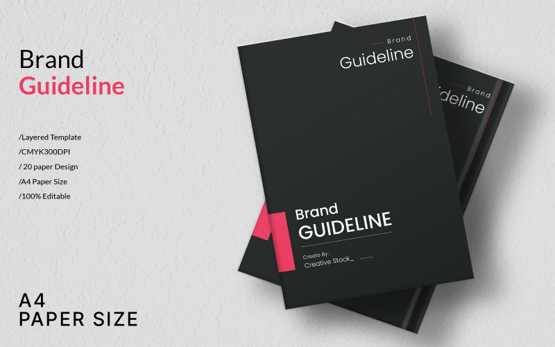 Brand Guidelines and Modern Brand Guidelines Magazine Template