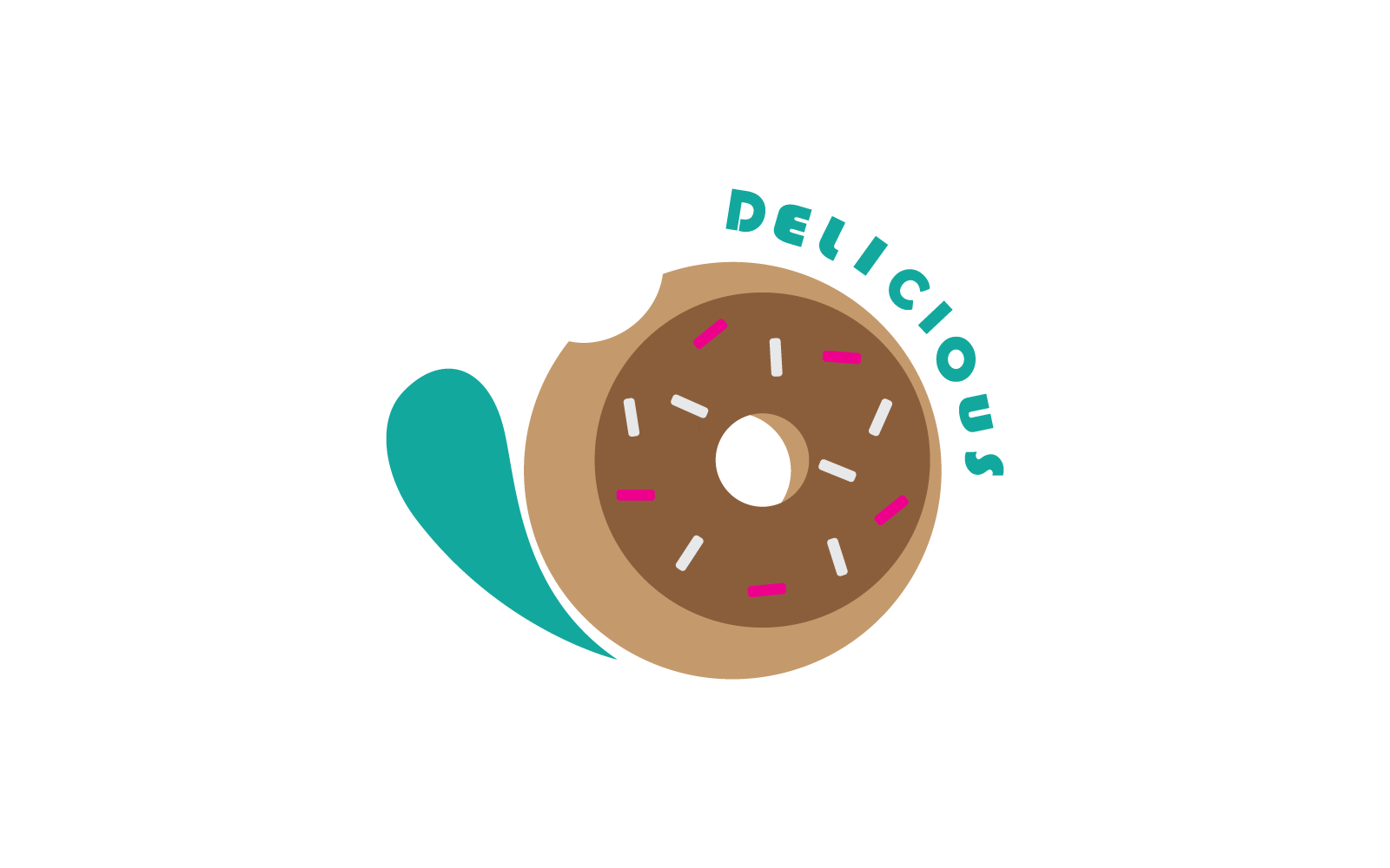 Donuts illustration logo vector template Logo Template
