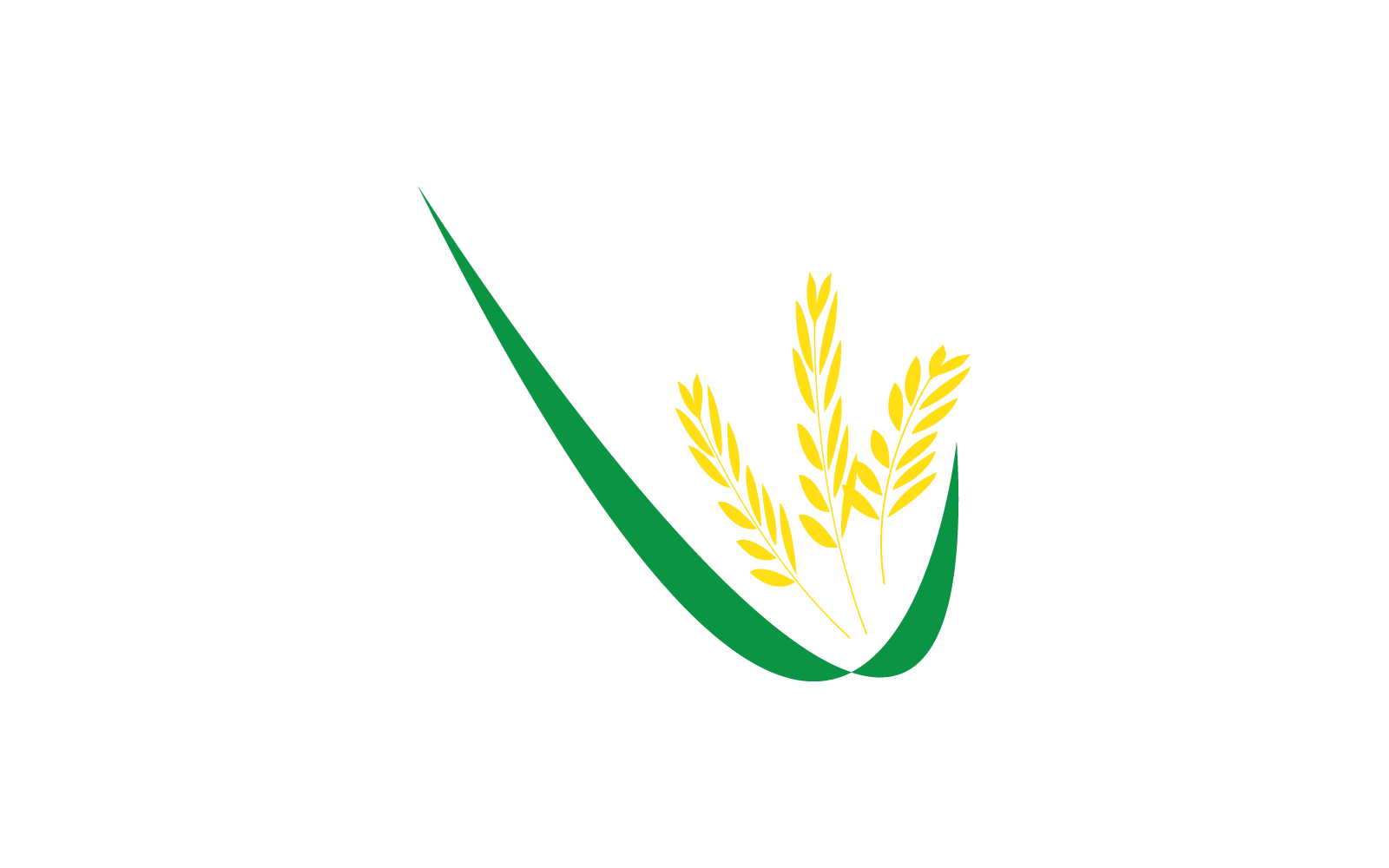 Landbouw tarwe Logo sjabloon vector