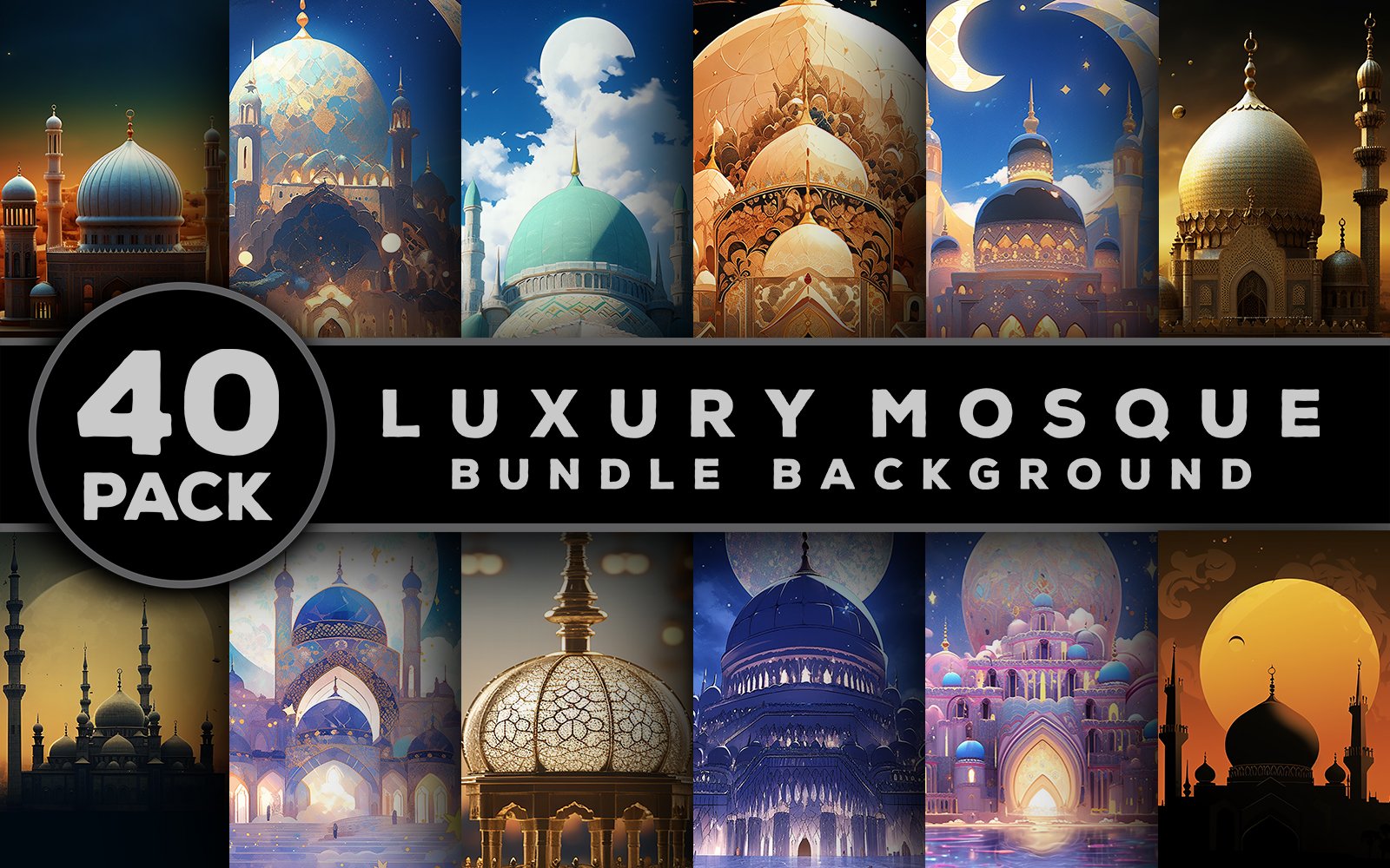 Kit Graphique #399653 Mosque Design Divers Modles Web - Logo template Preview