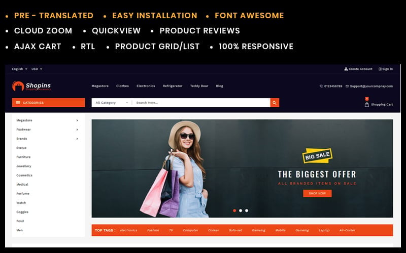Template #399665 Apparel Clothes Webdesign Template - Logo template Preview