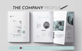 Company Profile - 16 Page Brochure Template