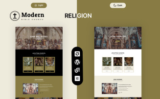 Modern - Church And Religion WordPress Elementor Theme