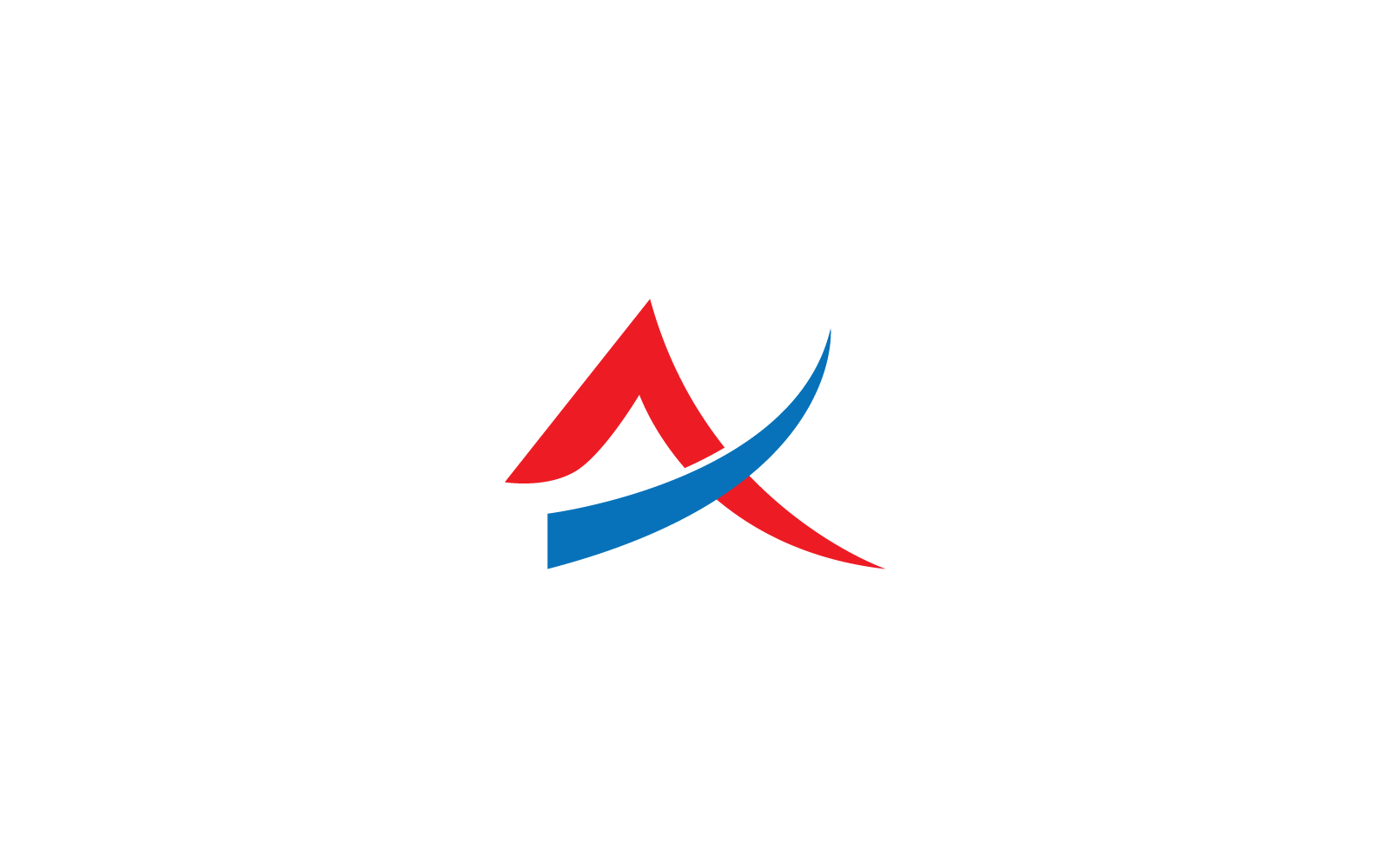 A initial letter design logo template