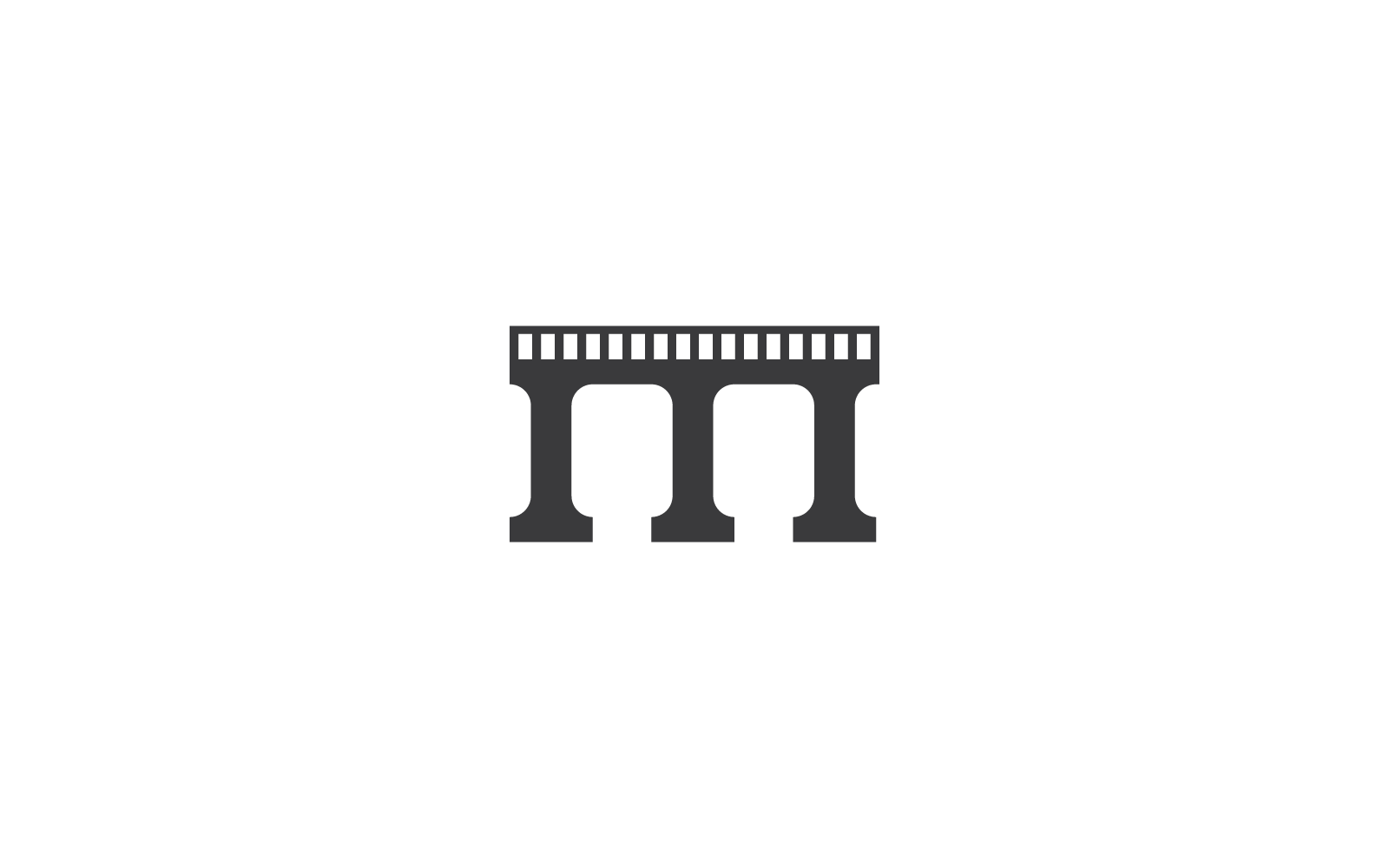 Bridge ilustration logo icon vector template