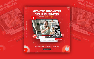 Business Promotion Social Media Template