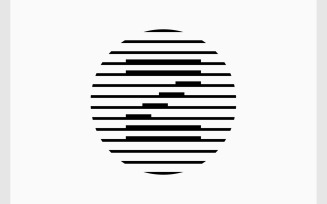 Letter Z Circle Abstract Monogram Logo