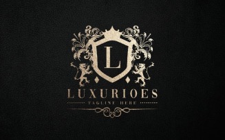 Luxurious Letter L Logo Temp