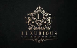 Luxurious Letter L Pro Logo Temp