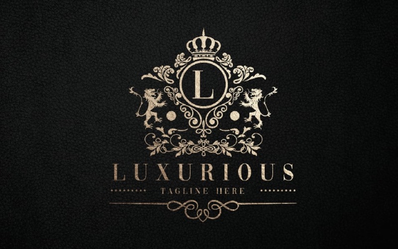 Luxurious Letter L Pro Logo Temp Logo Template
