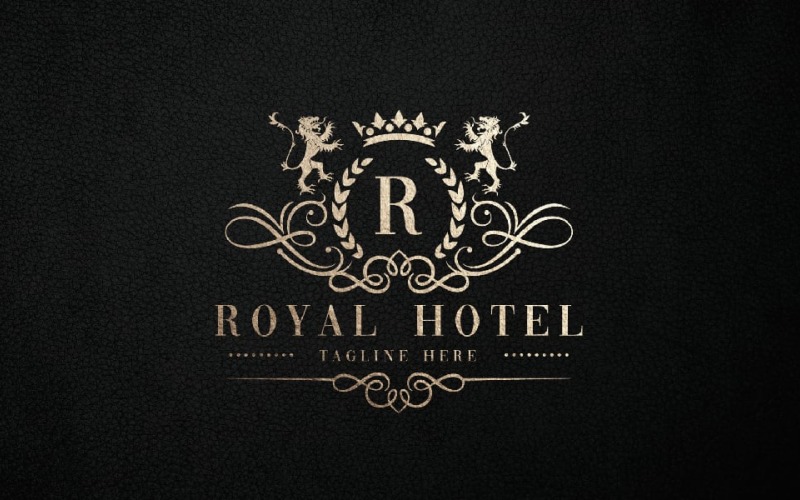 Royal Hotel Letter R Pro Logo Logo Template