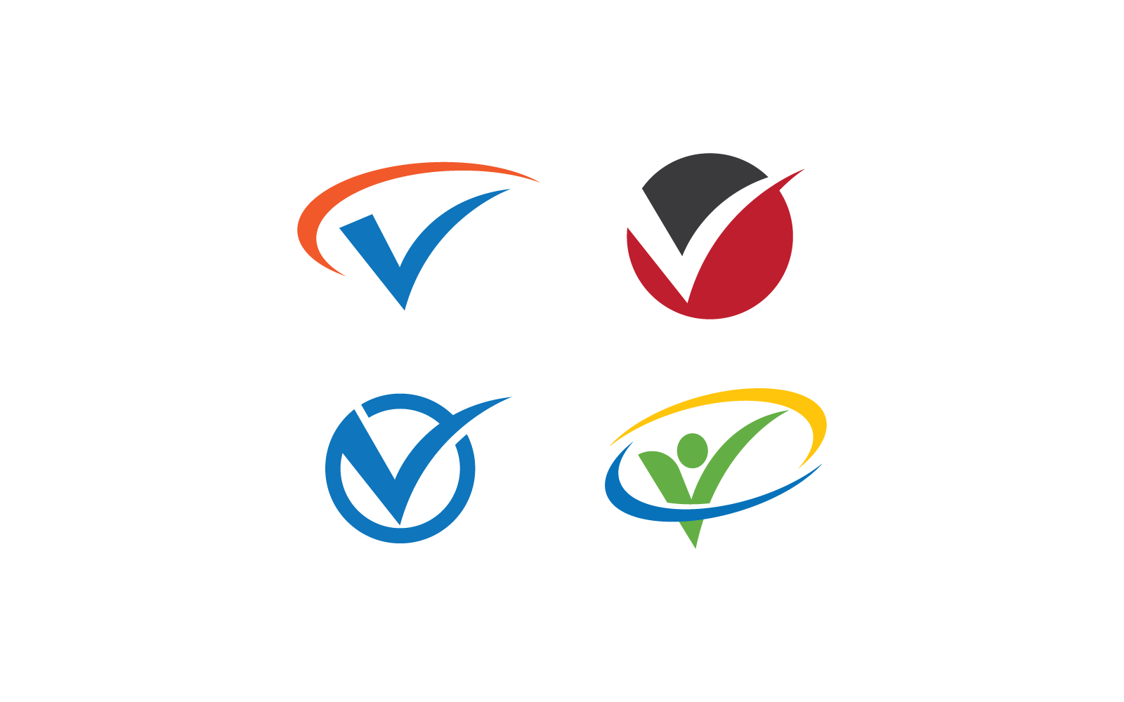 V Letter design vector logo illustration template