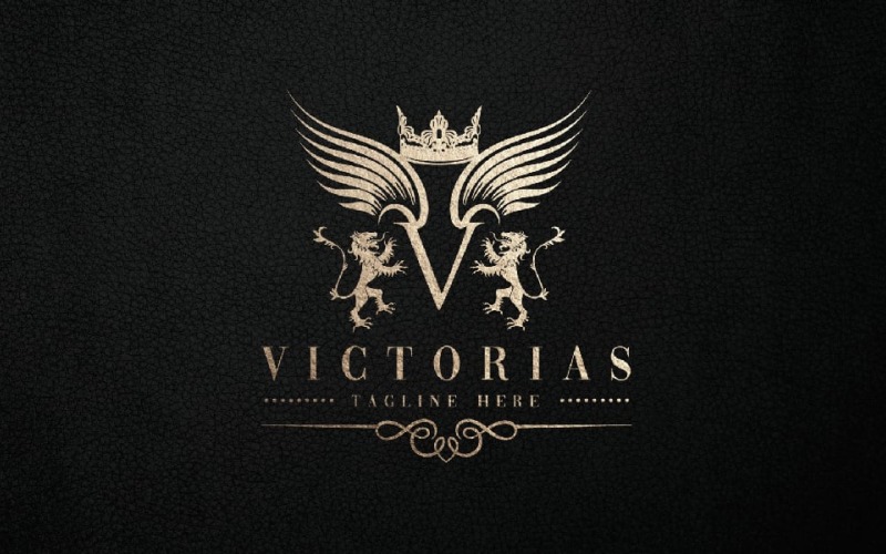 Victorias Letter V Logo Temp Logo Template