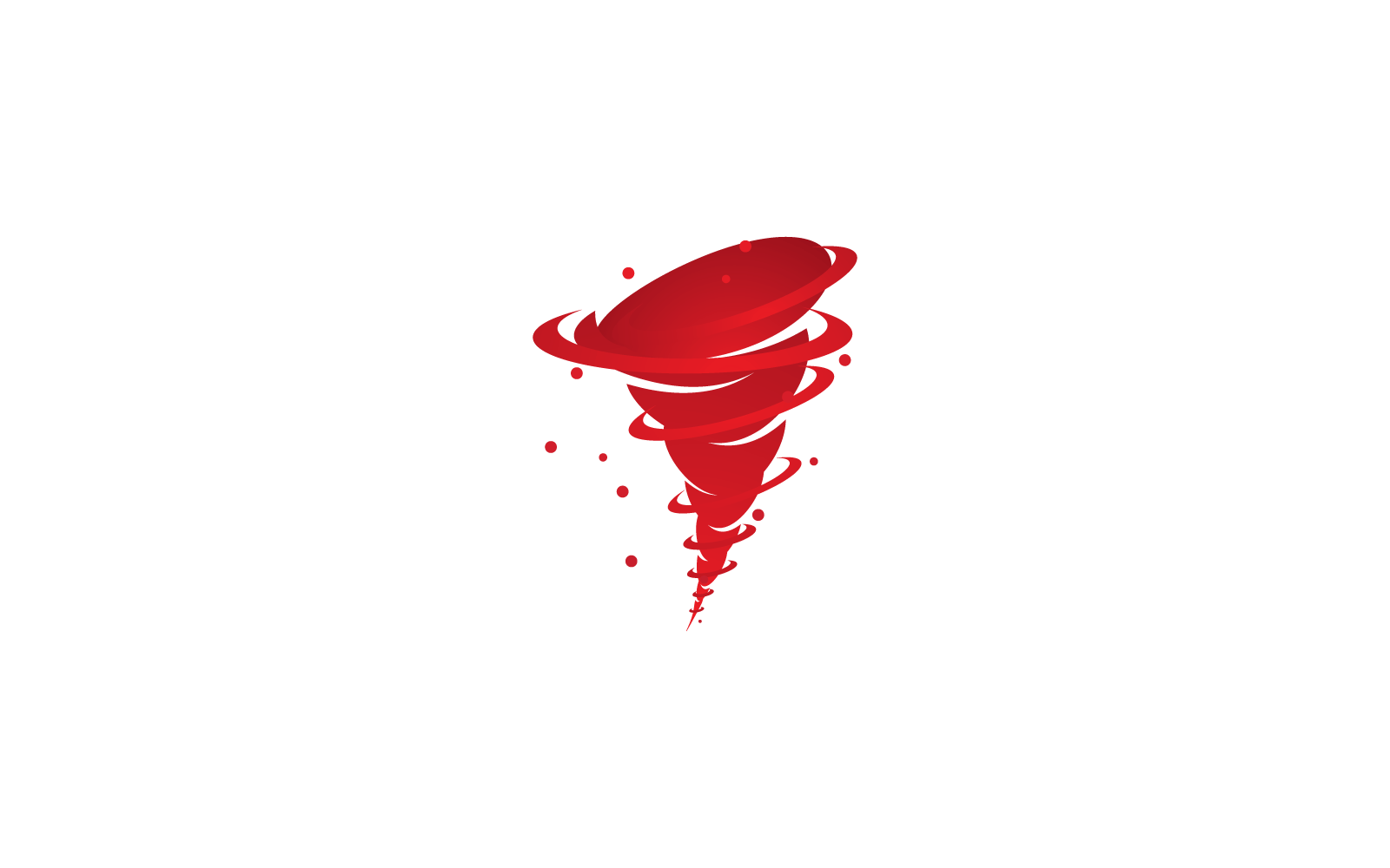 Wind tornado icon logo vector illustration flat design