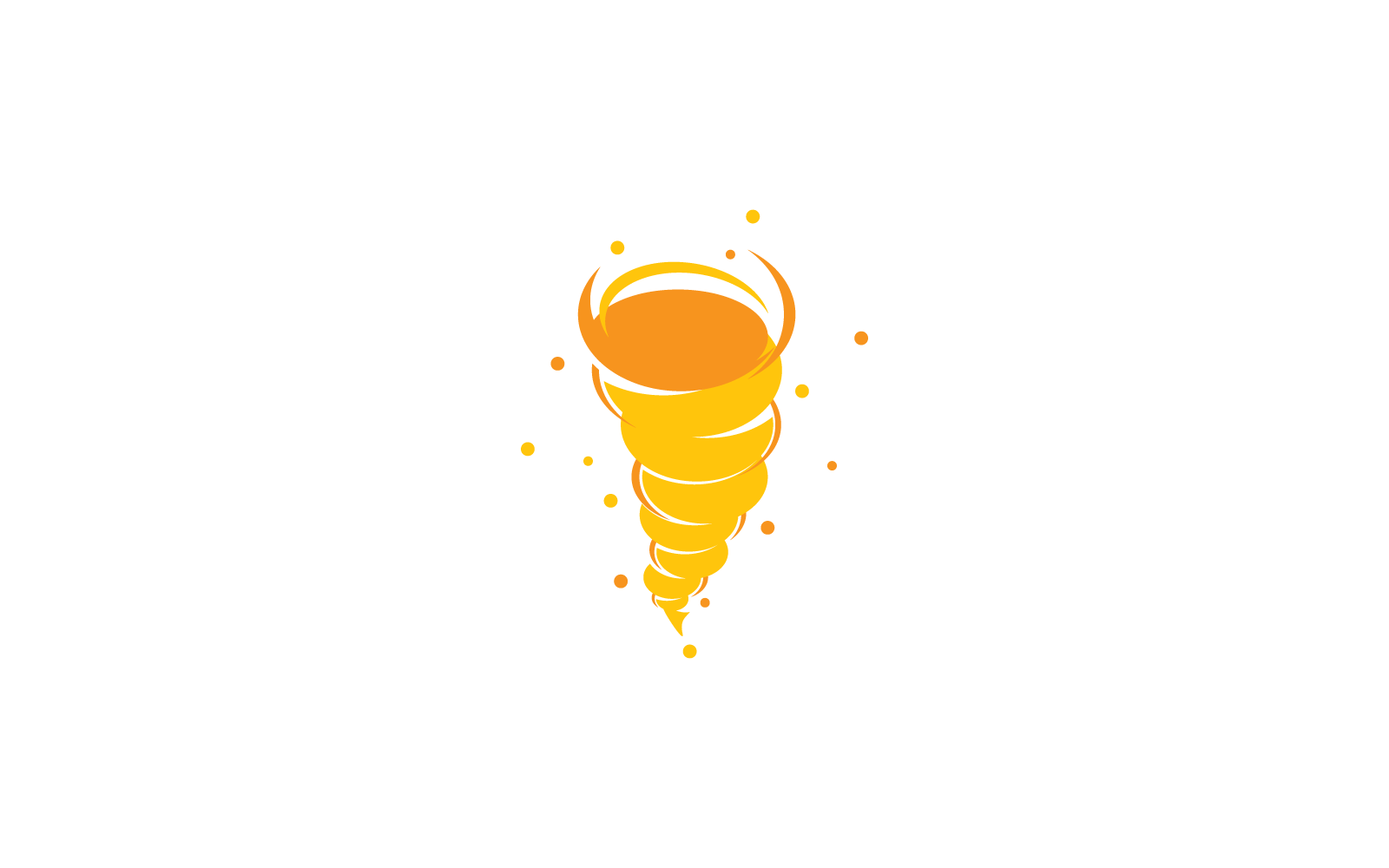 Wind tornado logo icon vector illustration flat design Logo Template