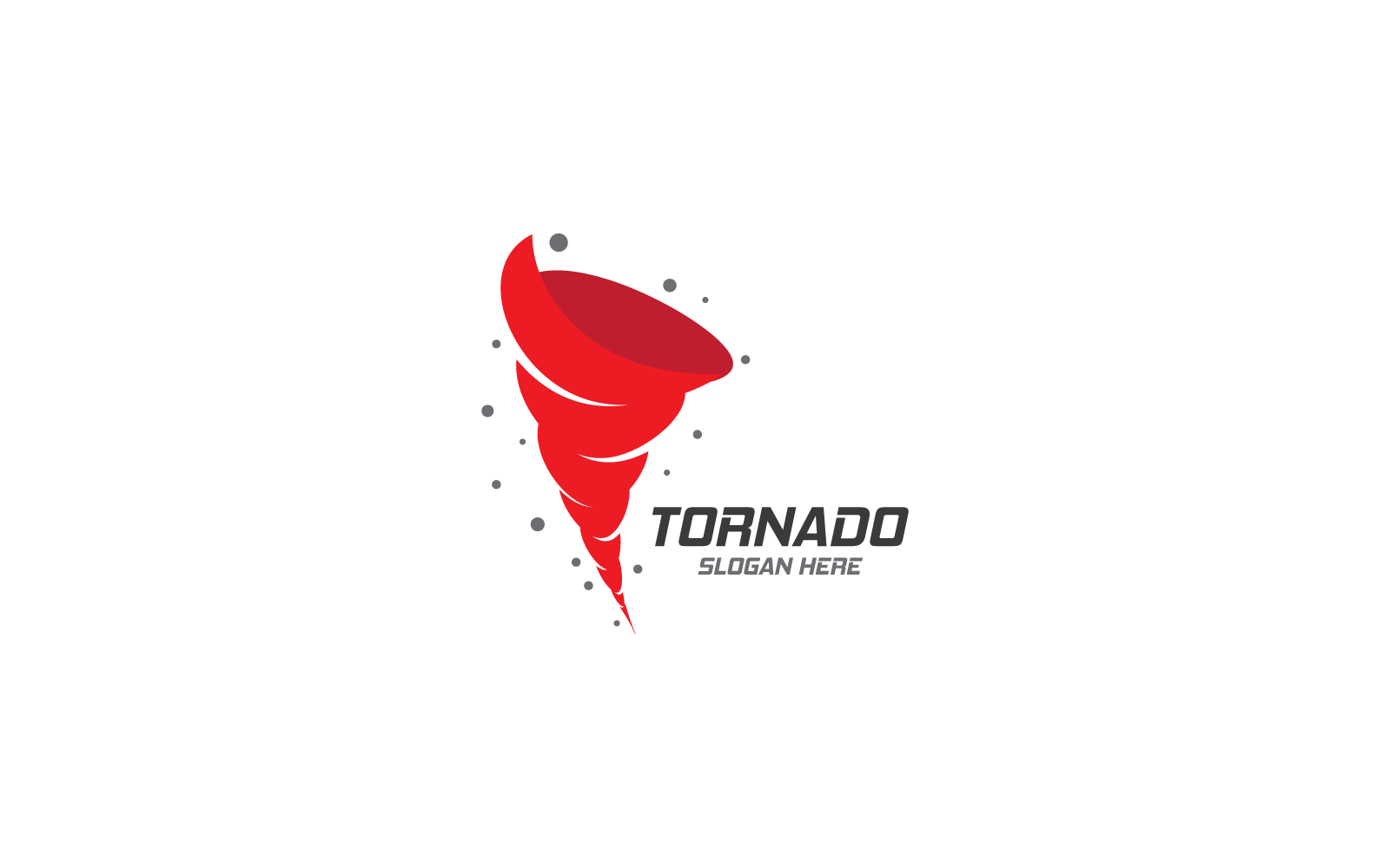 Wind tornado logo vector illustration flat design Logo Template