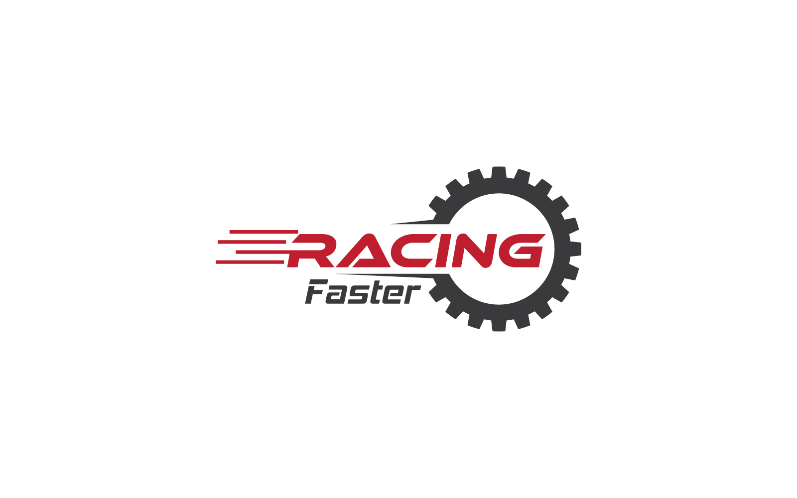Speed racing logo vector design template
