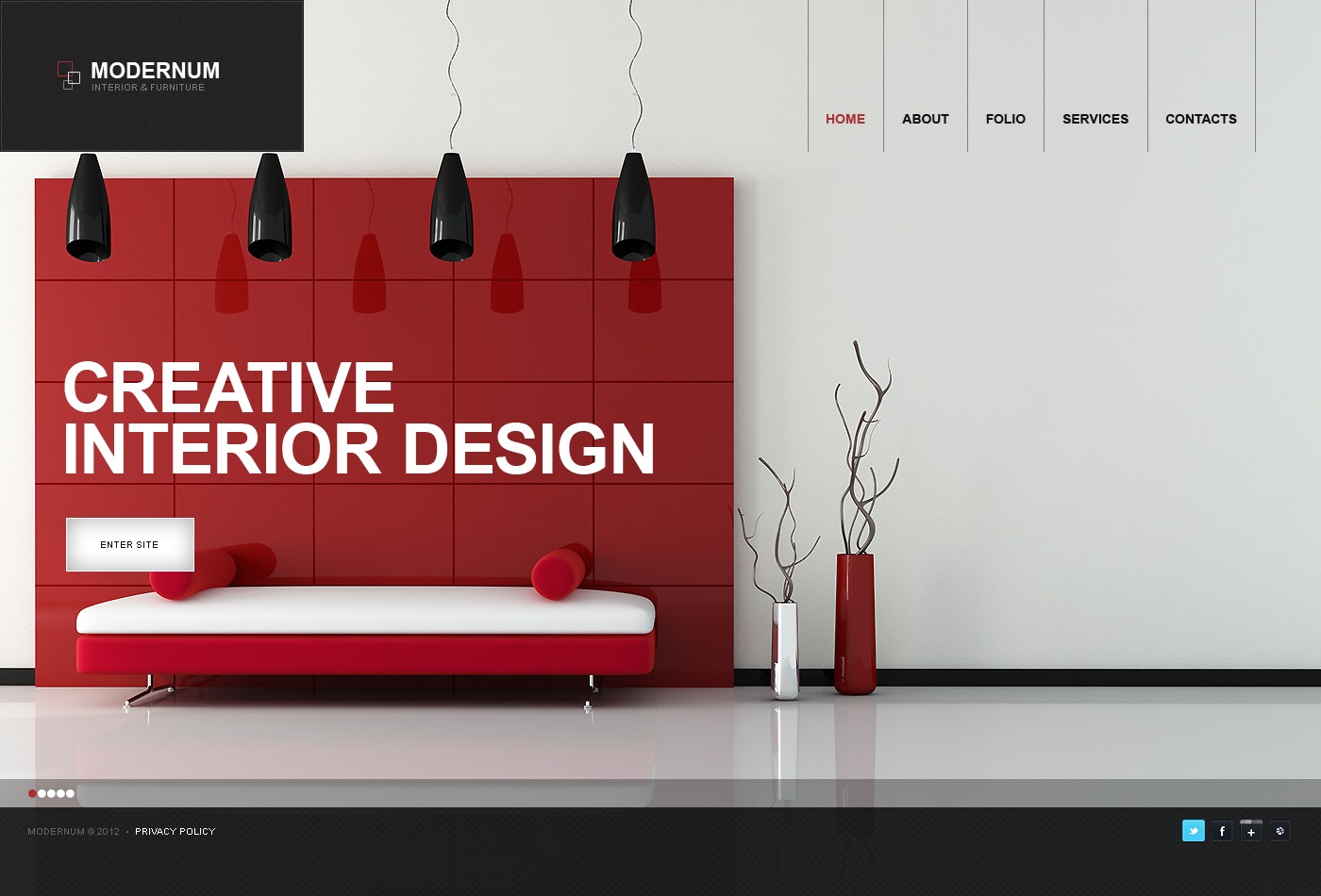 Interior Design WordPress Theme #40033