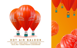 Hot Air Ballon I Easy Editable
