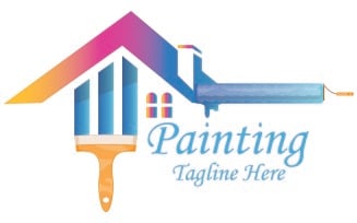 House Painting Companies Logo Templates