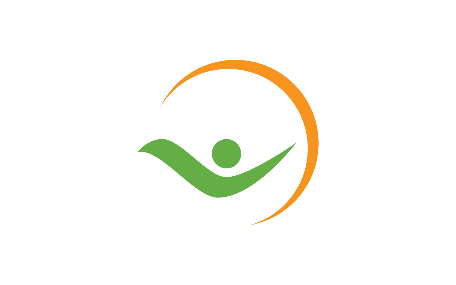 Gezond leven mensen ontwerpen logo vector sjabloon