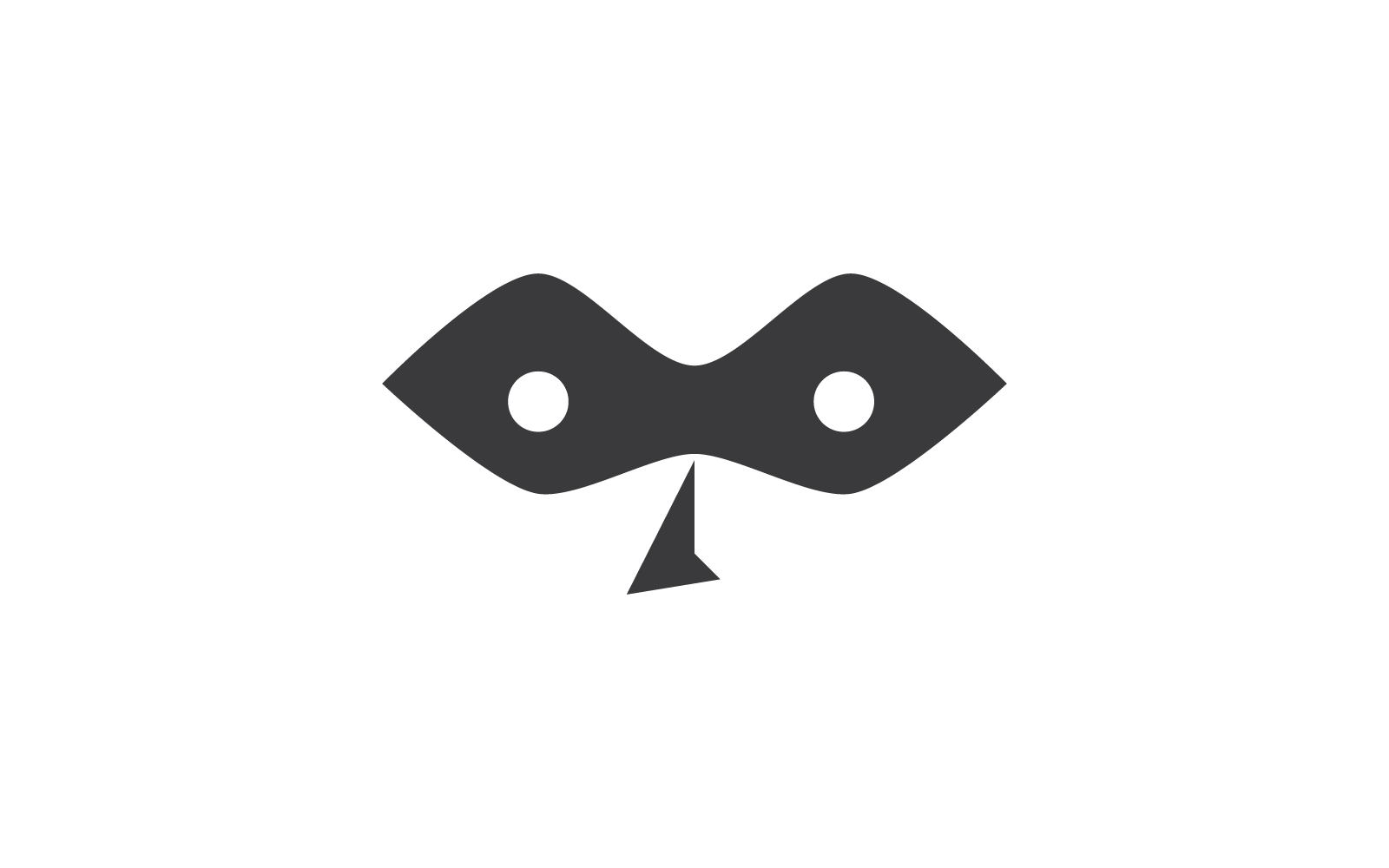 Šablona návrhu vektorového loga Ninja ilustrace