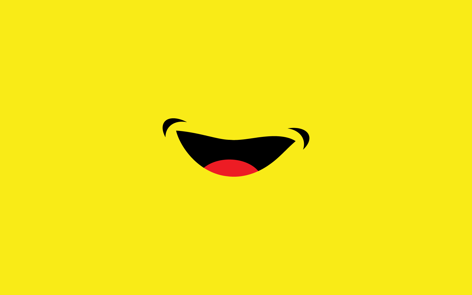 Smile happy face illustration vector design Logo Template